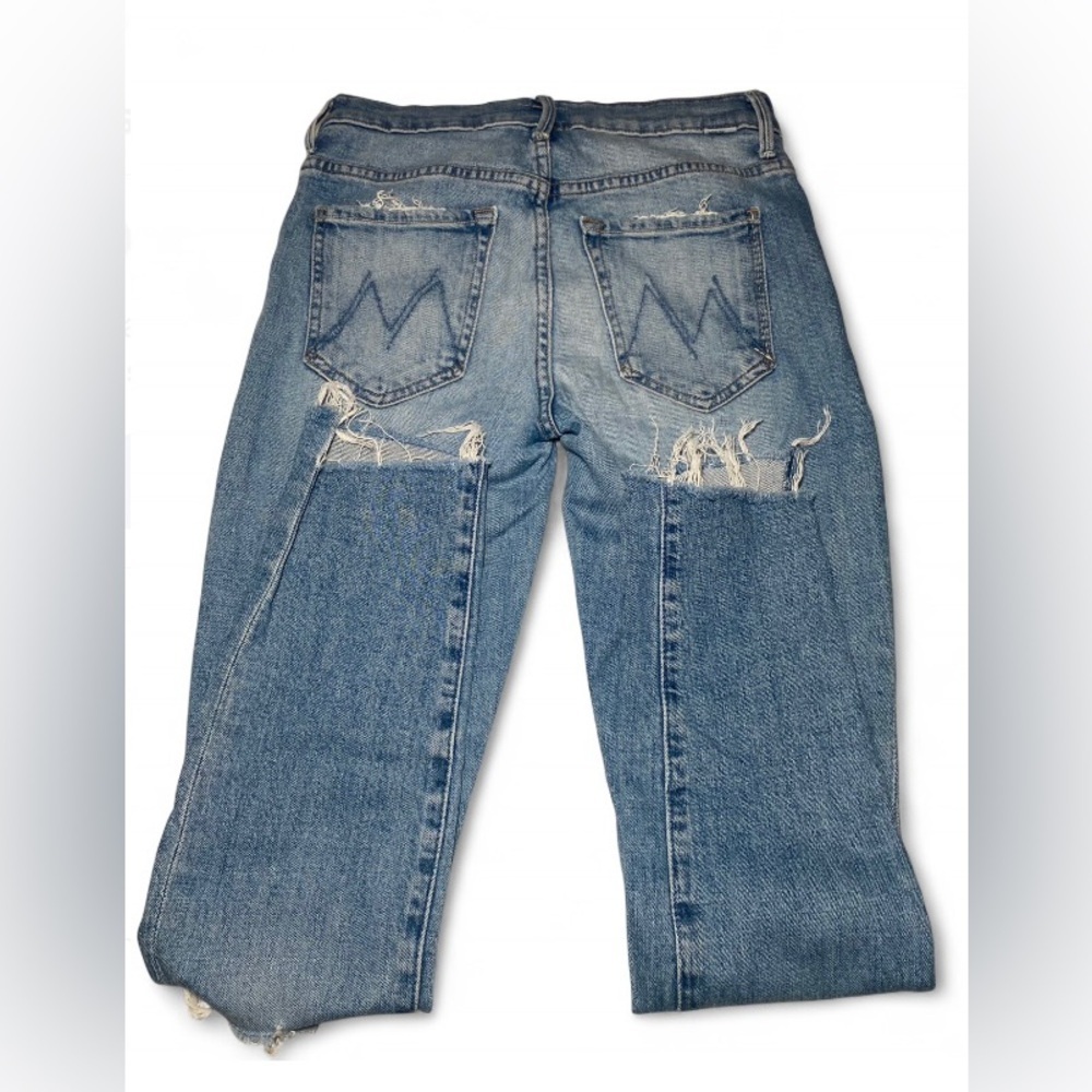 MOTHER The Stunner Ankle Step Fray Jeans in Exposed Secret Sister Size 25 - Picture 10 of 11